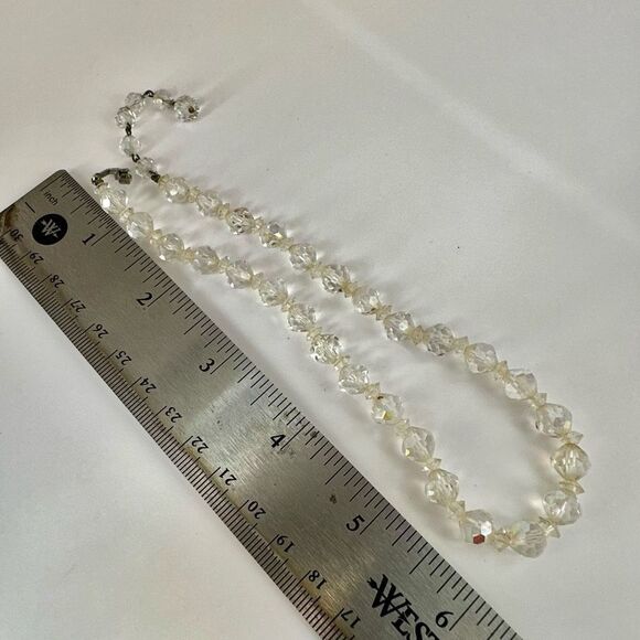 Aurora Borealis vintage choker necklace - Picture 5 of 11